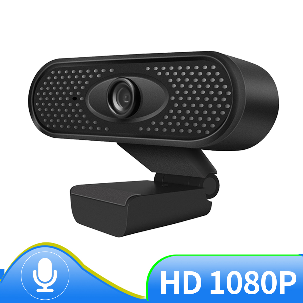 Webcam USB Flexível com Microfone — HD 720P ou Full HD 1080P para PC e Computador