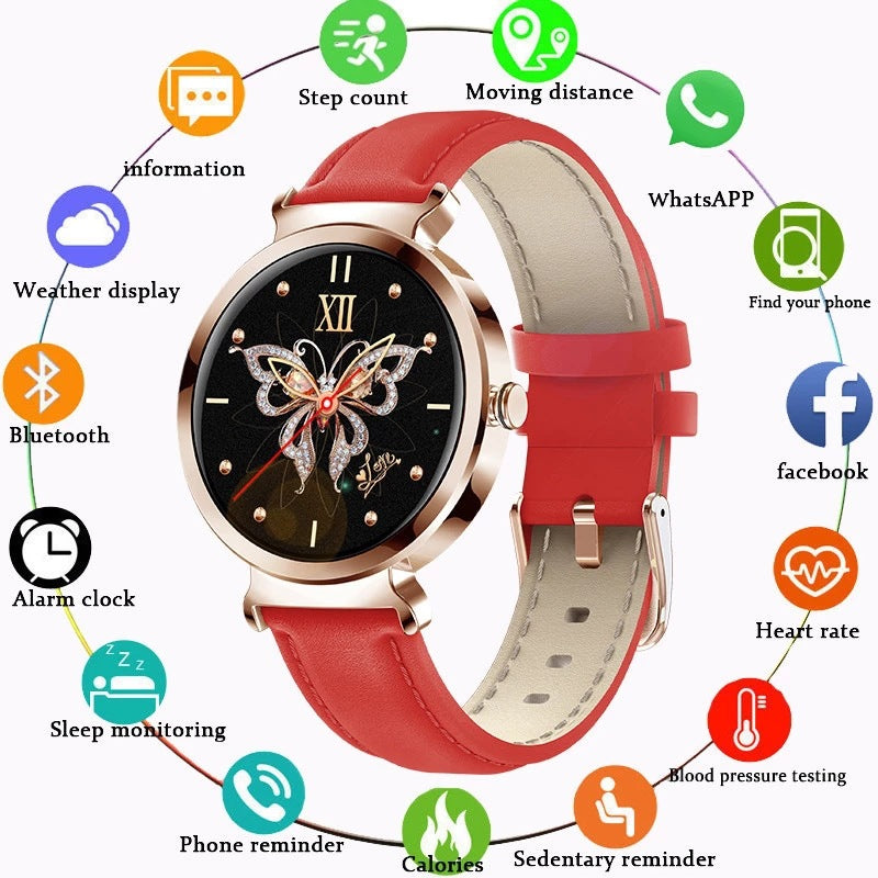 Smartwatch Feminino LIGE | Pulseira Multifuncional com Monitor de Saúde