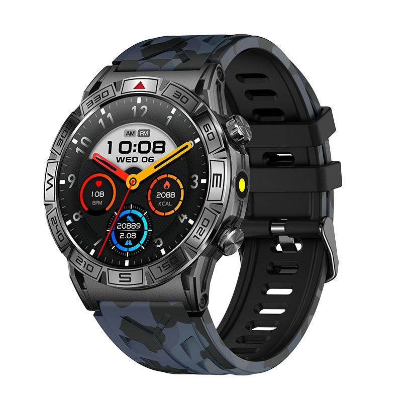 KC80 Smartwatch com Ecrã AMOLED 1.43", Chamadas Bluetooth e Luz LED