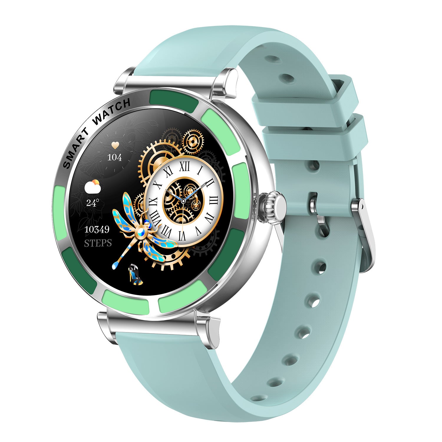 H20 Smartwatch com Chamadas Bluetooth, Voz IA e Monitor de Saúde