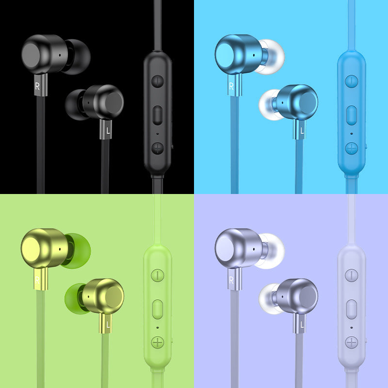 Q60 Bluetooth Headset Neck Mounted Macarone Sports Running Binaural True Stereo
