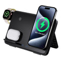 Carregador Sem Fios 3 em 1 de 15 W para iPhone, Apple Watch e AirPods