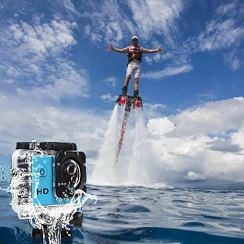 Câmara de Ação 4K Waterproof WiFi com Comando RF e Acessórios