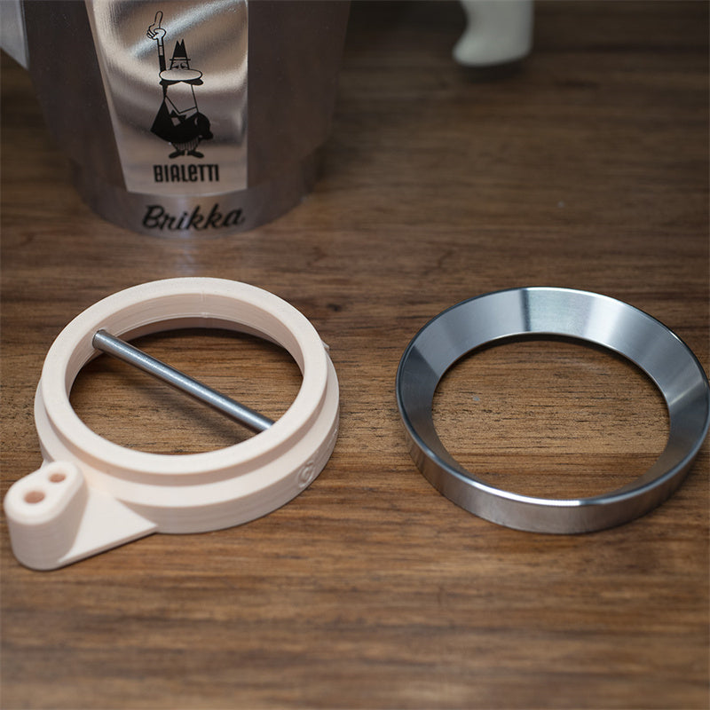 Copo Inteligente para Moka Pot | Sem Pressão Manual do Café | PLA + Aço Inox