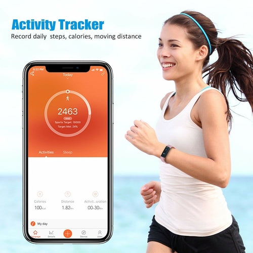 Smartwatch SmartFit — Monitor de Atividade e Saúde com Bracelete Extra Grátis