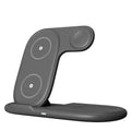 Carregador Sem Fios Dobrável 3 em 1 para iPhone, Auriculares e Relógio