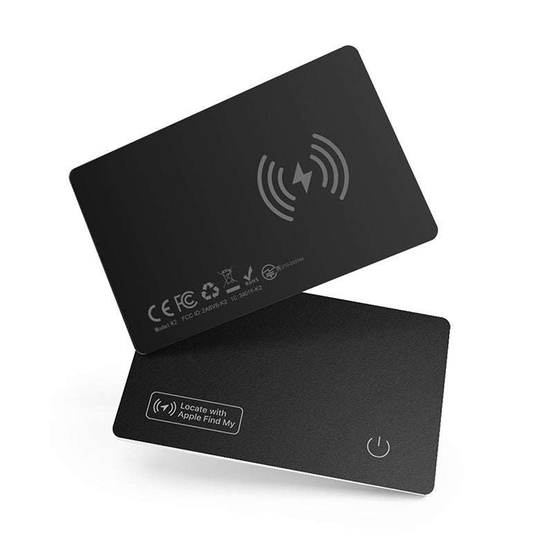 Ultra thin wireless charging card anti loss device for the elderly children pets tracking items searching and locating devices