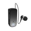 Auricular Bluetooth K68 com Cabo Retrátil, MP3 e Gravação