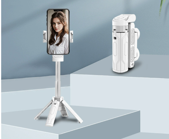 Selfie Stick Bluetooth JC-25 com Tripé Extensível e Suporte de Chão