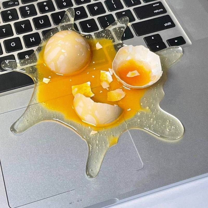 Egg Cracker Phone Stand - Broken Egg, Spilled Milk Tea Prank Toy