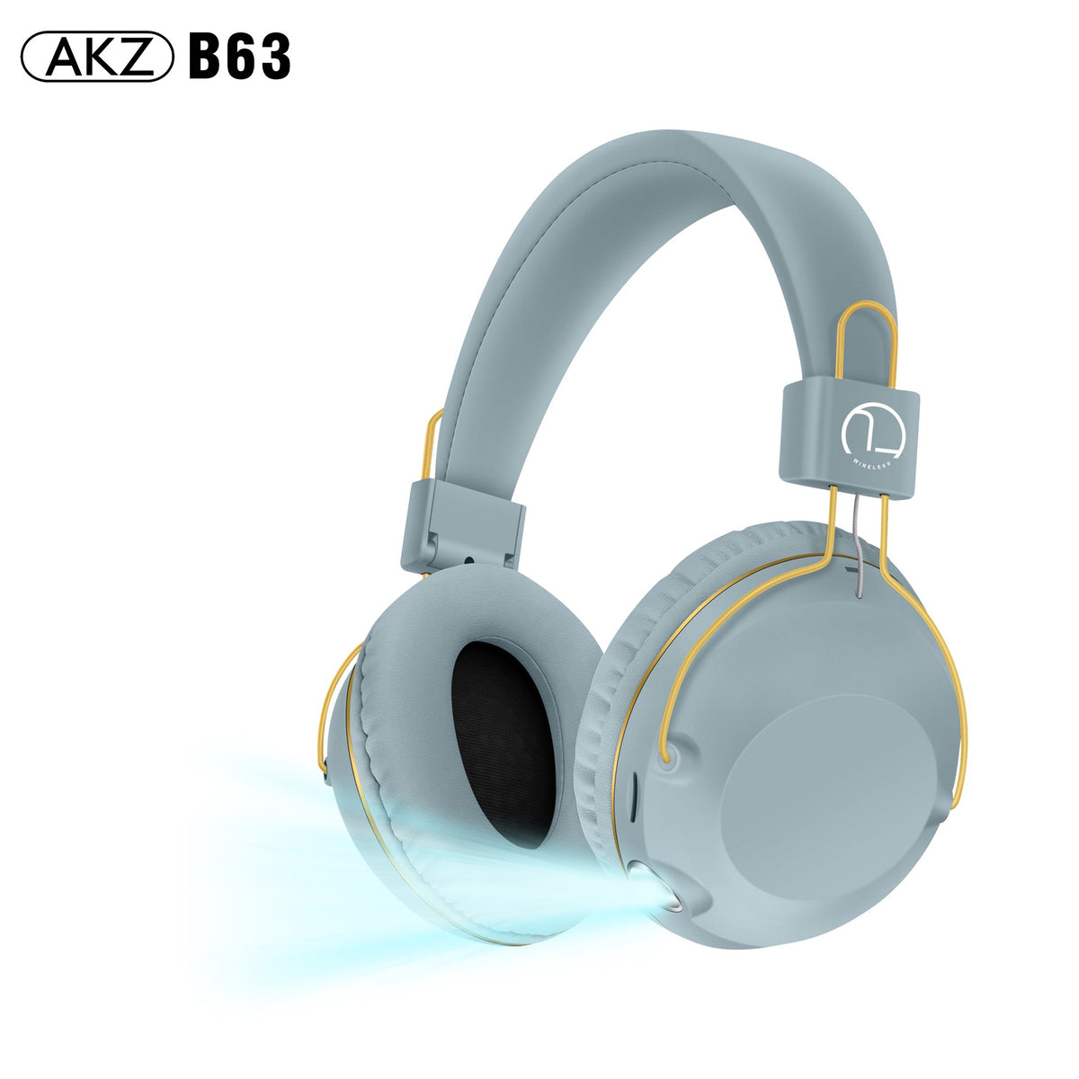 Auriculares Bluetooth B863 com Iluminação e Dobráveis | 18h de Autonomia