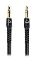 Mobilize Strong Nylon Aux Cable 1.5M Black