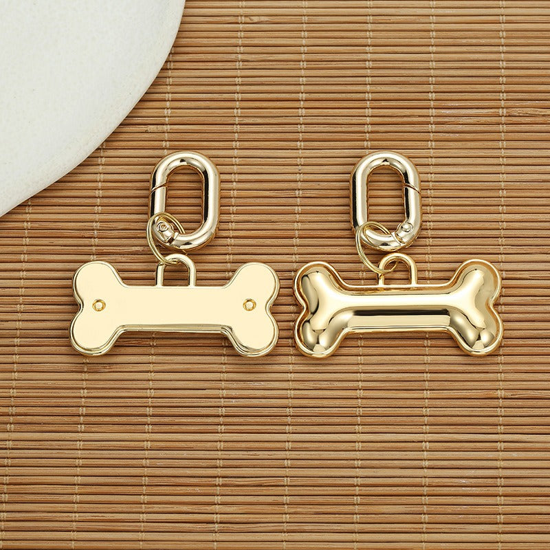 Chapa de identificação para cão, chapa anti-perda para animais, chapa grande para cão de pelo dourado
