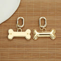 Chapa de identificação para cão, chapa anti-perda para animais, chapa grande para cão de pelo dourado