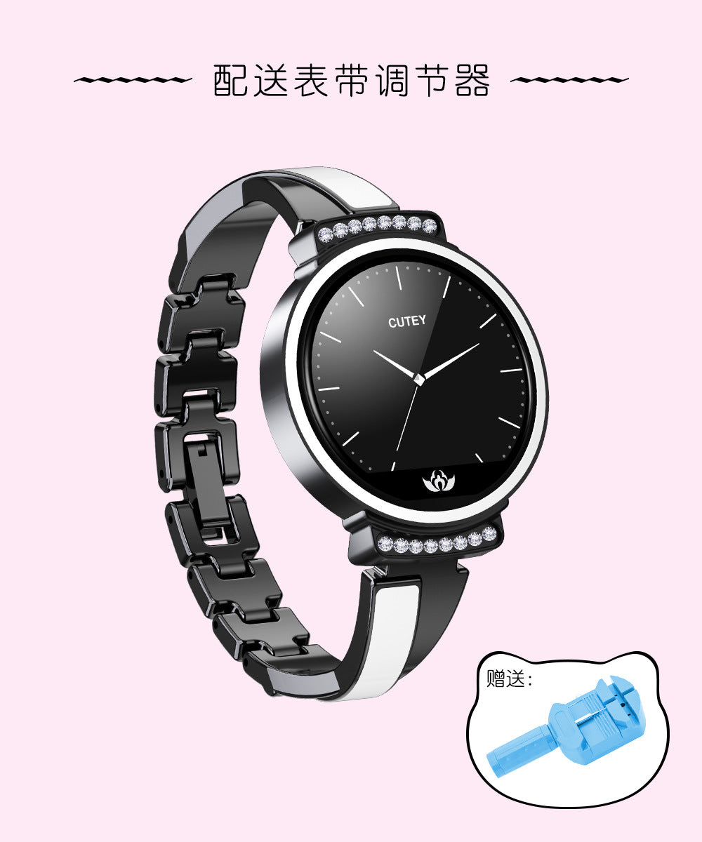 Smartwatch Feminino BANGWEI LIGE | Multifunções | Bracelete Elegante | Rosa Dourado e Preto