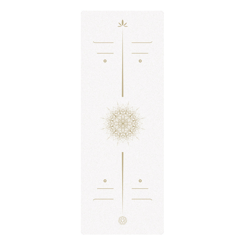 Matte PU Natural Rubber Yoga Mat Non-Slip Durable Shock-Absorbing Exercise Dance Fitness Premium Mat
