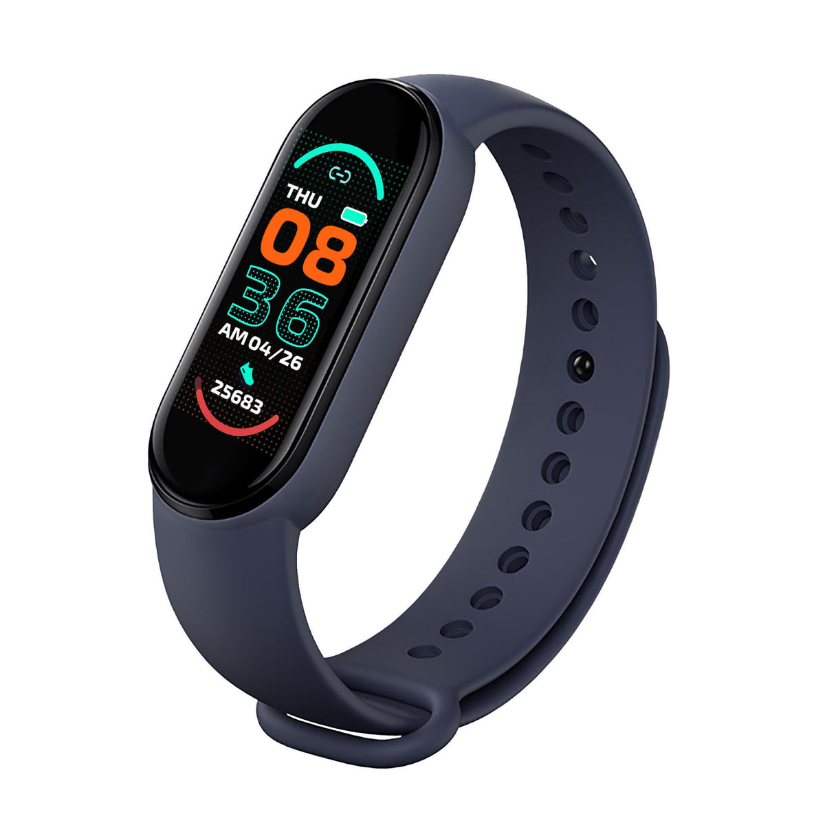 Pulseira Inteligente M6 | Monitor Cardíaco e SpO2 | Conta Passos | 5 Cores