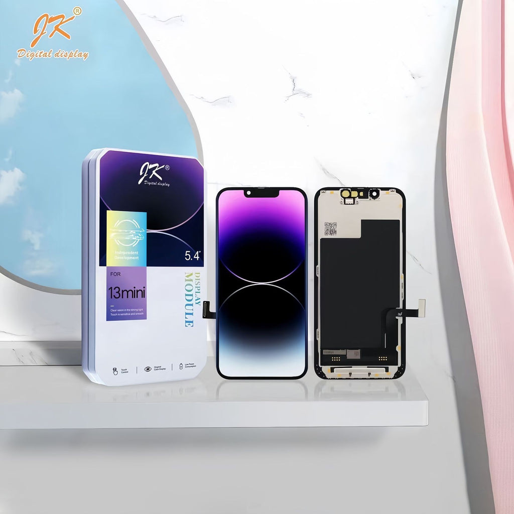 Ecrã GX JK LCD/AMOLED com Touch para iPhone X–15 Pro Max