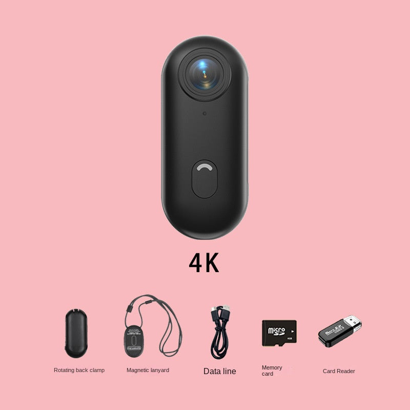 Câmara Desportiva Magnética H88 Pro 4K — Compacta Tipo Polegar para Bicicleta, Animais e Viagens