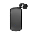 Auricular Bluetooth K68 de Colar com Cabo Retrátil, MP3 e Gravação