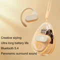 Z68 Pro Transparent Open Bluetooth Earphones OWS Intelligent Digital Display Ultra Long Battery Life Sports