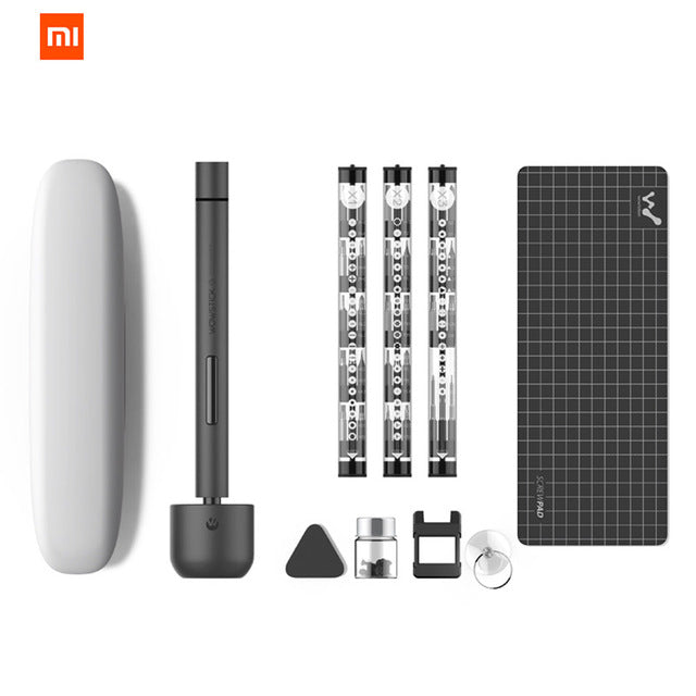 Xiaomi Wowstick 1F+ chave de fendas elétrica sem fios, kit com 56 bits