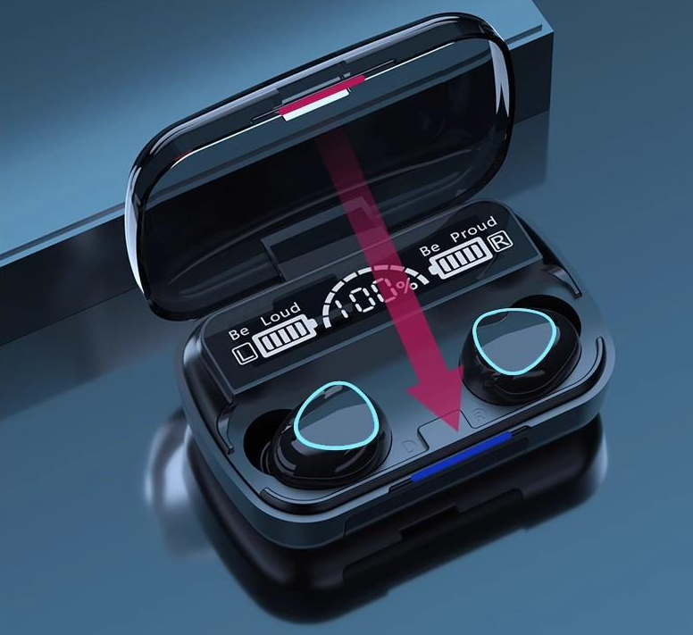 Earbuds Gaming M10 Bluetooth | Longa Autonomia | Redução de Ruído | Estéreo | Preto