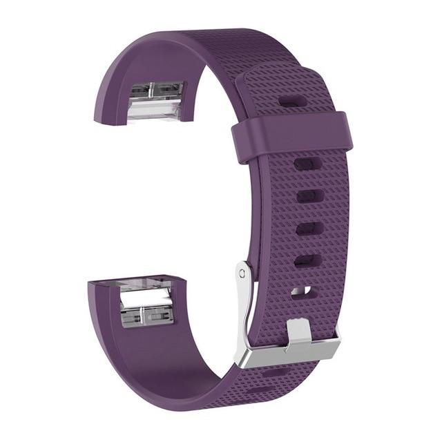 Bracelete de Substituição em Silícone para Fitbit Charge 2