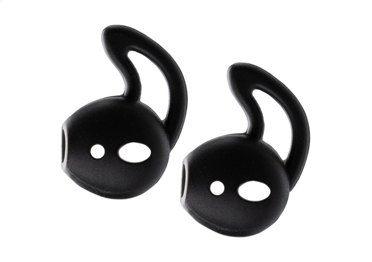 Xccess Silicone Earbuds With Ear Hook For Apple Earpod/Airpod Black