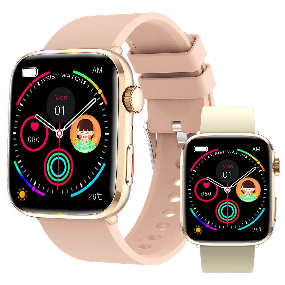 Smartwatch T92 | Chamadas Bluetooth | Freq. Cardíaca, SpO2 e Temperatura | 5 Cores