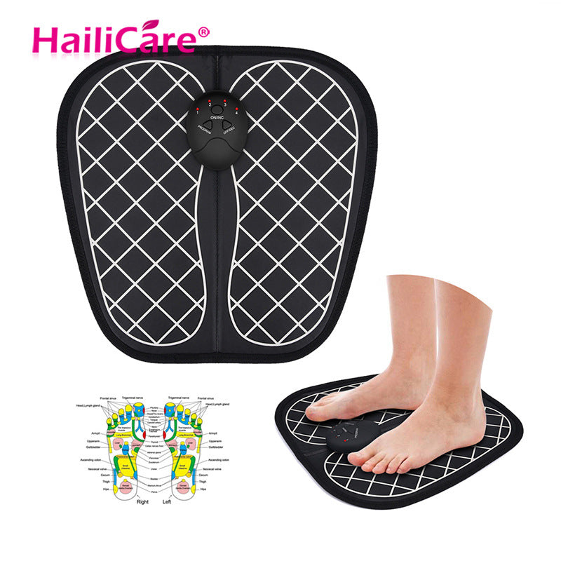 Máquina de Massagem EMS para Pés | 6 Modos e 10 Níveis de Intensidade