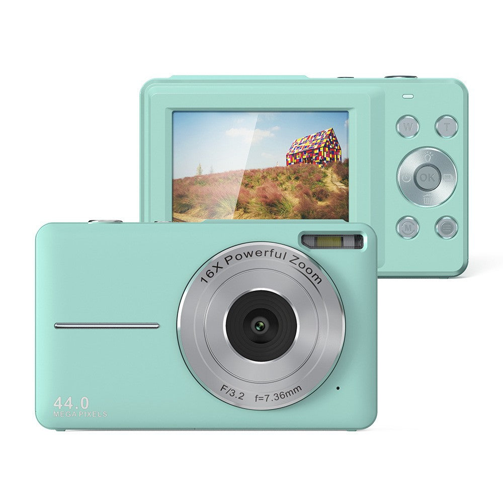 Câmara Digital FHD 1080P 44MP – Compacta e Portátil para Fotografia, Crianças e Adultos