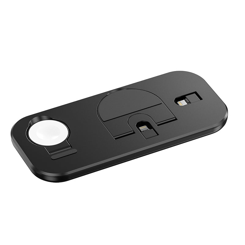 Carregador Sem Fios 3 em 1 para iPhone, AirPods e Apple Watch