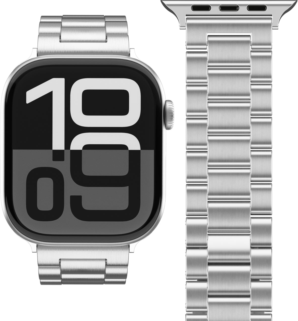 Vonmählen Link Bracelet 2 For Apple Watch 44 - 45 - 46 - 49Mm One Size Silver