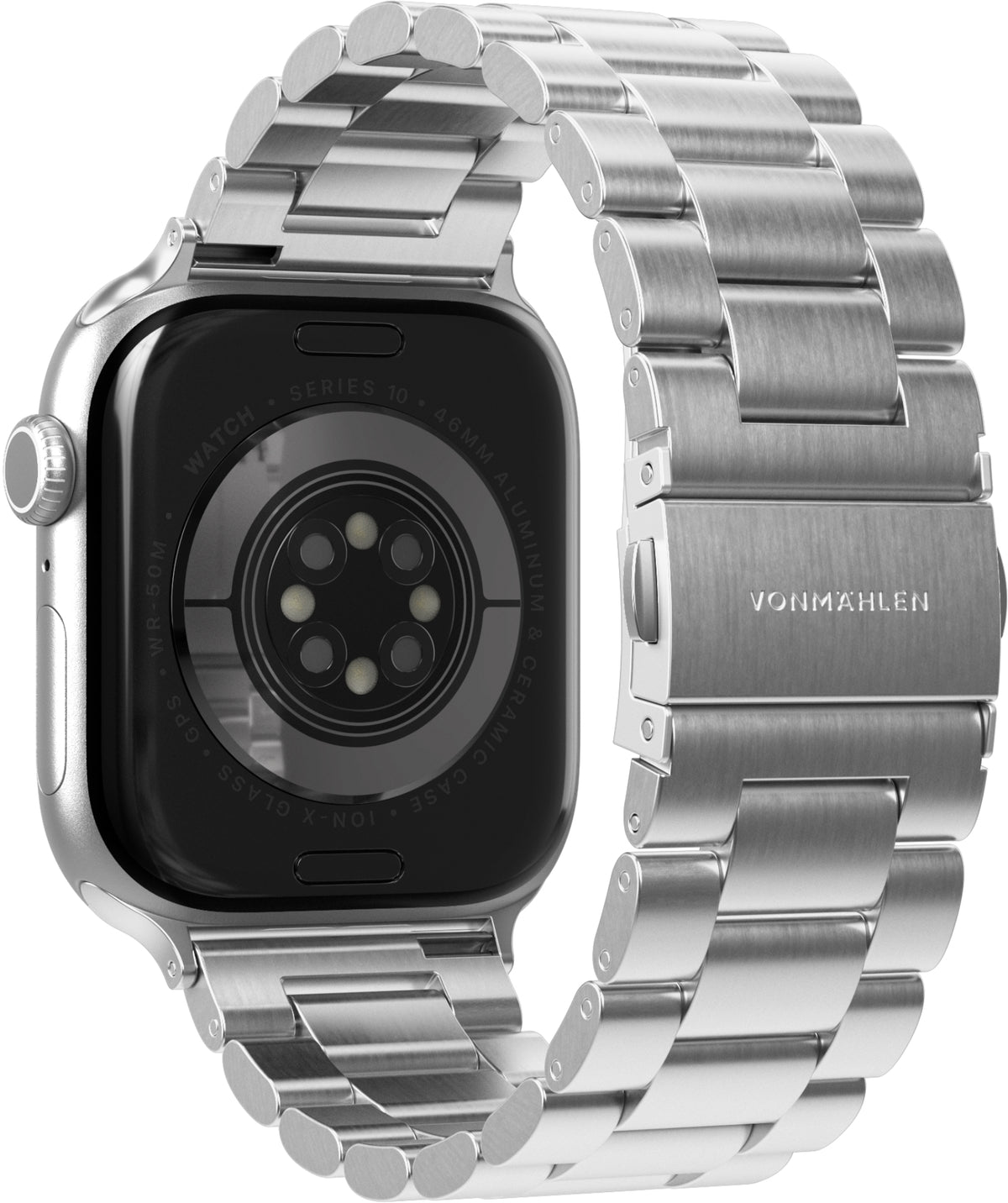 Vonmählen Link Bracelet 2 For Apple Watch 44 - 45 - 46 - 49Mm One Size Silver