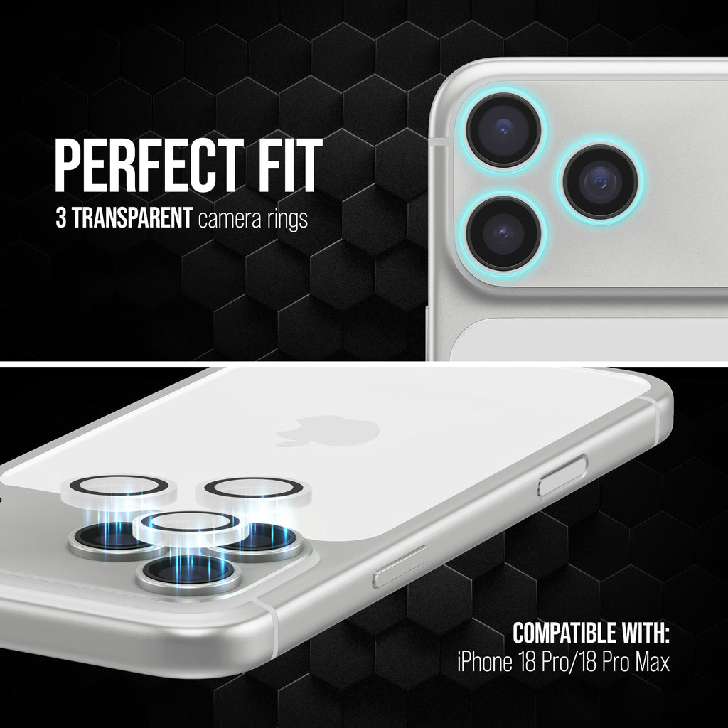 Striker Single Lens Glass Camera Protector - Transparent - Apple Iphone 18 Pro/18 Pro Max