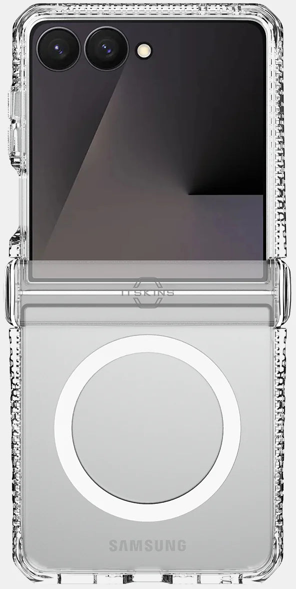 Itskins Level 2 Hybridmagclear_R With Hinge For Samsung Galaxy Z Flip8 5G Transparent