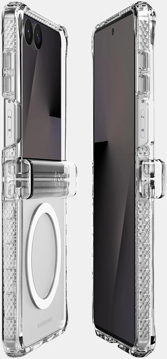 Itskins Level 2 Hybridmagclear_R With Hinge For Samsung Galaxy Z Flip8 5G Transparent