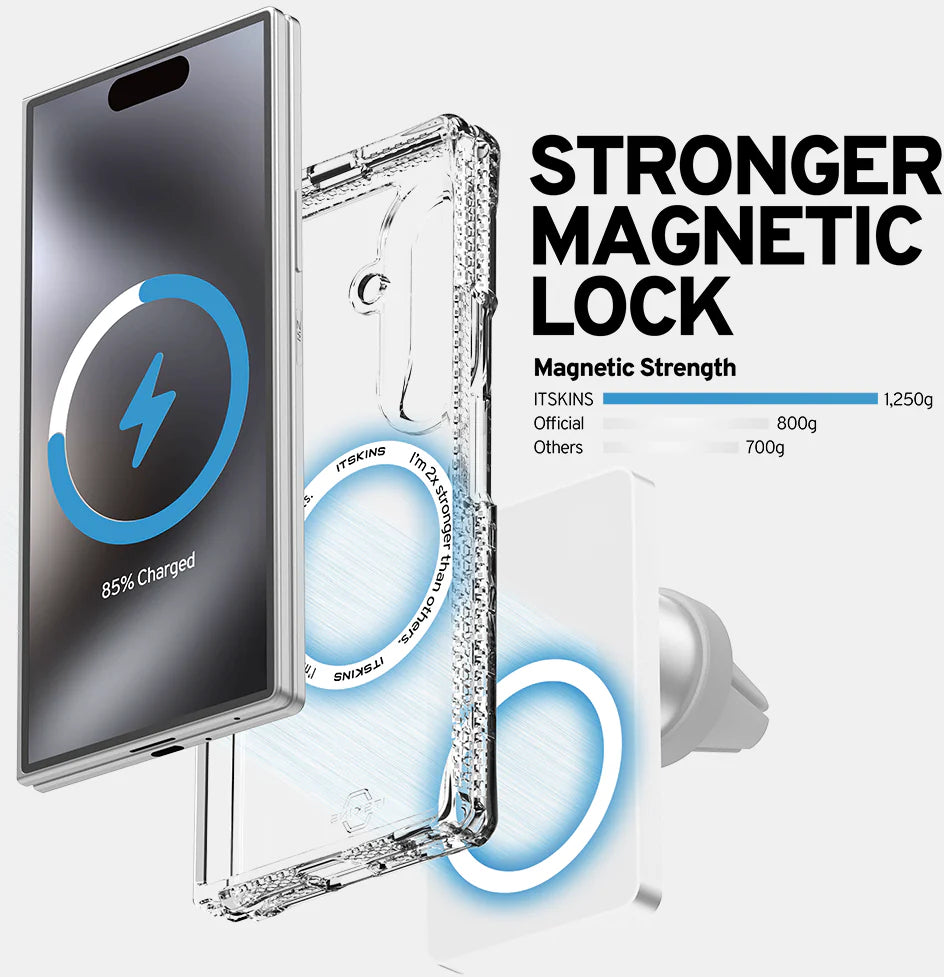 Itskins Level 2 Hybridmagclear_R With Hinge For Samsung Galaxy Z Fold8 Ultra 5G Transparent