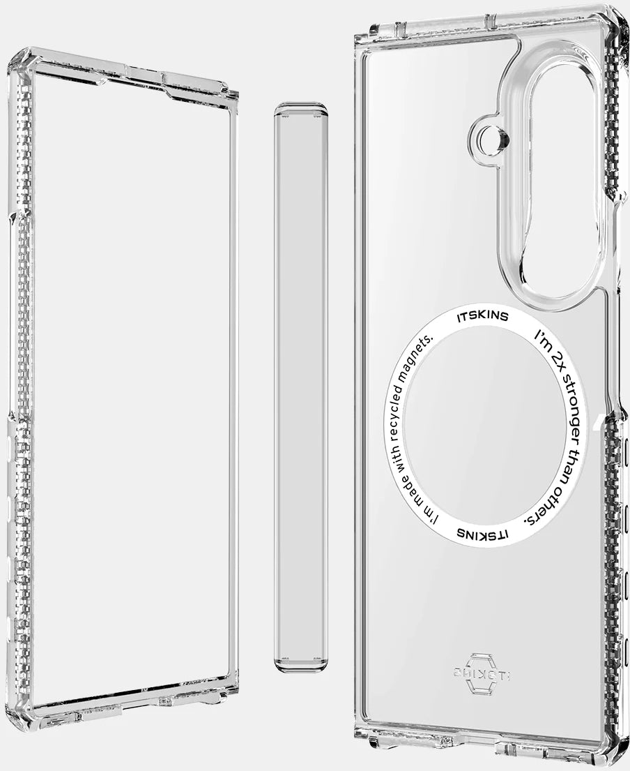 Itskins Level 2 Hybridmagclear_R With Hinge For Samsung Galaxy Z Fold8 Ultra 5G Transparent