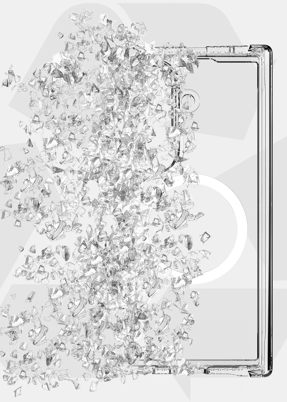 Itskins Level 2 Hybridmagclear_R With Hinge For Samsung Galaxy Z Fold8 Ultra 5G Transparent