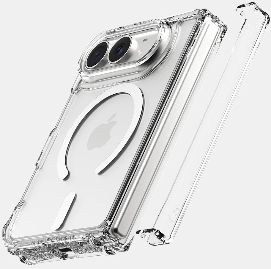 Itskins Level 2 Hybridmagclear_R With Hinge For Apple Iphone Duo Transparent