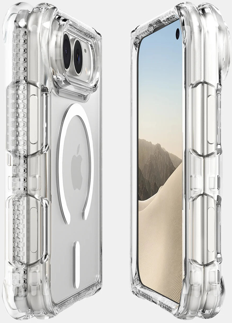 Itskins Level 2 Hybridmagclear_R With Hinge For Apple Iphone Duo Transparent