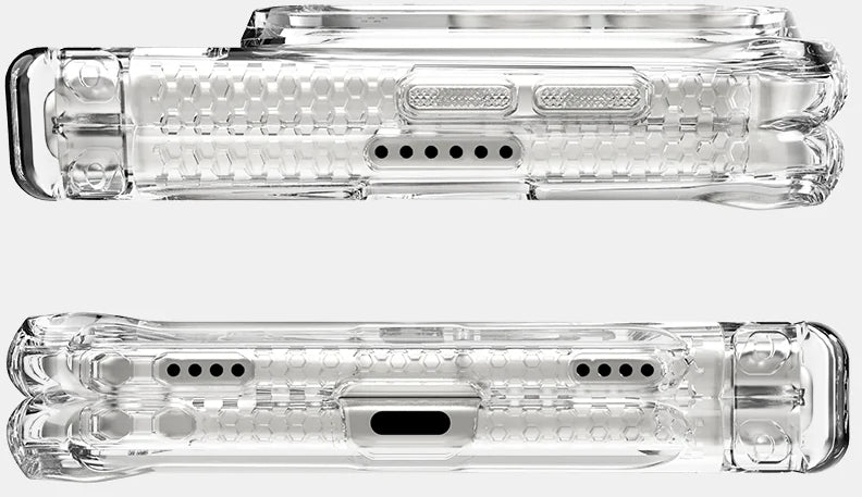 Itskins Level 2 Hybridmagclear_R With Hinge For Apple Iphone Duo Transparent
