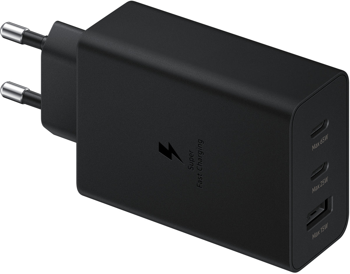 Samsung Ep-T6530Nbegeu Samsung Usb-C Pd Trio Wall Charger 65W Black