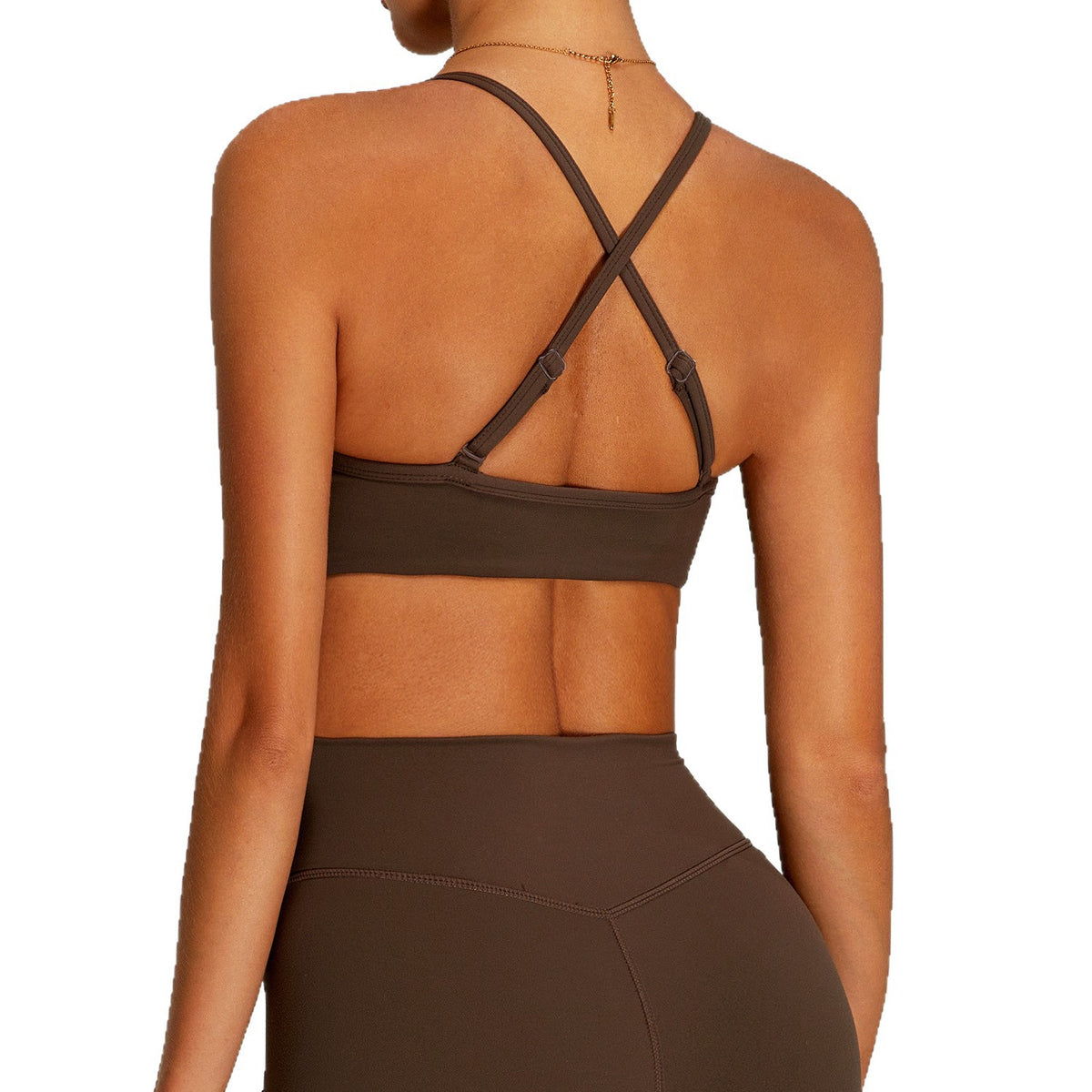 Top Desportivo Feminino com Costas Cruzadas | Anti-Choque | Yoga e Corrida | S-XL