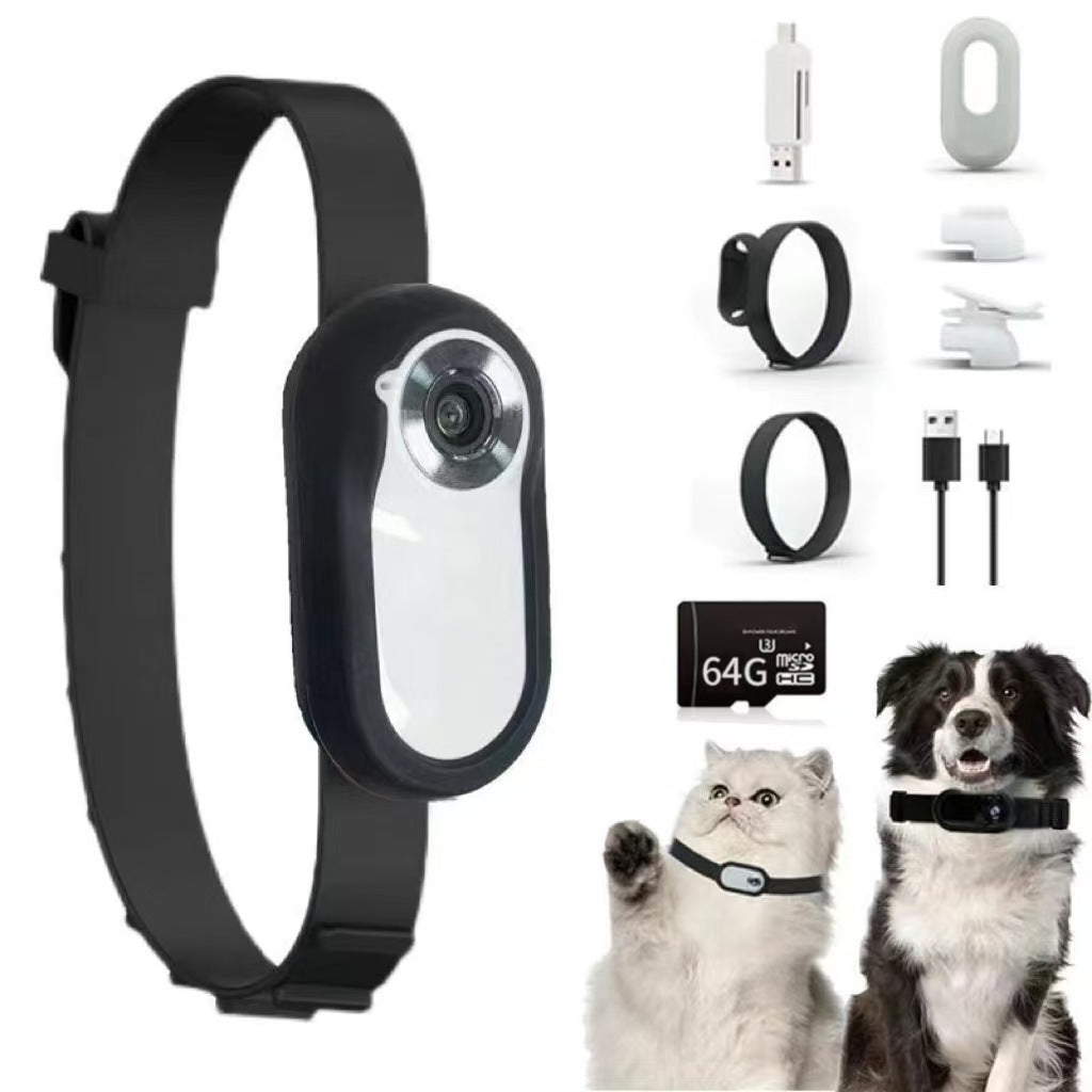 Câmara Desportiva HD Magnética com Clip | Portátil para Exterior, Animais e Ciclismo