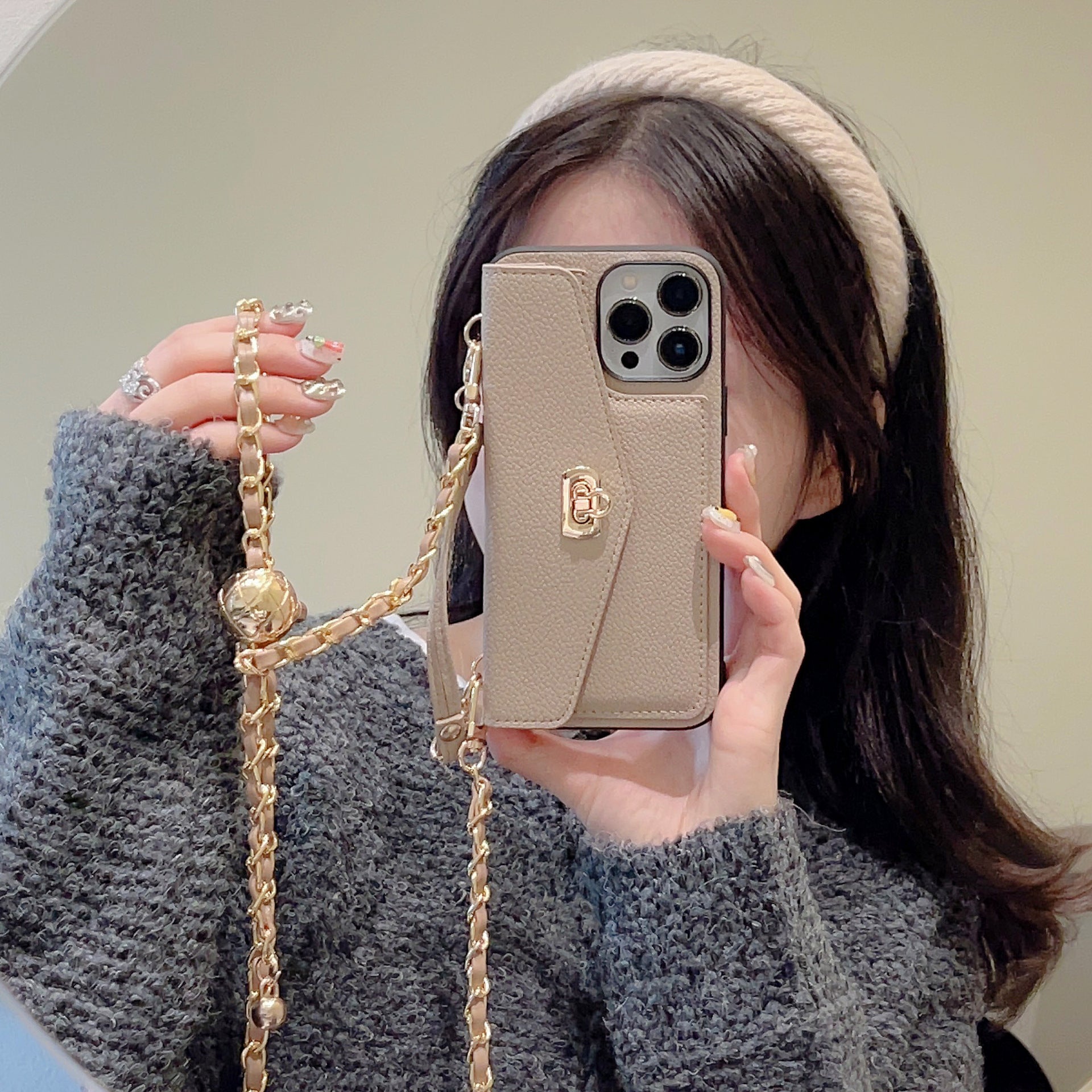 Suitable for iPhone 12 change card holder phone case