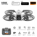 Drone V666 com Ecrã e Fotografia Aérea HD – Proteção Total, Manter Altitude, Comando com Ecrã