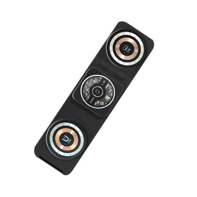 3-in-1 Magnetic Multi-function Charger Folding Wireless Charger for Xiaomi  Apple Phone Headset Watch Airpods Charger